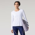 Camiseta Manga Longa Selada ASICS Feminina BRANCO