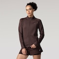 JAQUETA ASICS JUSTA RECORTADA MARROM