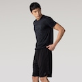 Bermuda ASICS Malha Recorte Lateral Masculina PRETO