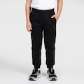 Calça Asics Moletom - Infantil PRETO