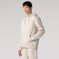 Jaqueta Moletom Canguru Com Fleece ASICS Masculina BEGE