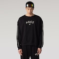 BLUSAO ASICS MOLETOM RETRO PRETO
