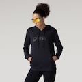 Blusão Moletom ASICS Canguru Com Fleece Feminino PRETO
