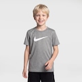 Camiseta Nike Dri-FIT Legend Swoosh Infantil CINZA/BRANCO