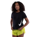 Camiseta Nike Dri-FIT Swoosh Feminina PRETO