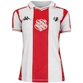 Camisa do Bangu I 25/26 Torcedor Kappa Feminina BRANCO/VERMELHO