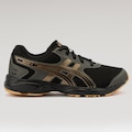 TENIS ASICS BUZZ 4 SENNA PRETO/OURO