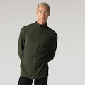 Jaqueta Fleece com Bolsos Nord Masculina VERDE ESCURO