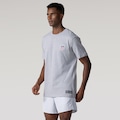 Camiseta NFL Masculina Shield NF263 CINZA MESCLA