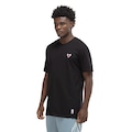 Camiseta Chicago Bulls NBA Minipatch N0509 Masculina PRETO
