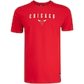 Camiseta Chicago Bulls NBA Spell N0909 Masculina VERMELHO