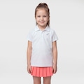Camisa Polo Racket Asics Menina BRANCO