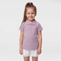 Camisa Polo Racket Asics Menina LILAS