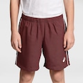 Bermuda Asics com Bolso Atoalhado Infantil VINHO