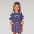 CAMISETA LS MP ASICS LIC CROPPED RETRO A ROXO