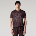 Camiseta Asics LS MP Estampada - Masculina MARROM
