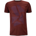 Camiseta Asics LS MP Estampada - Masculina VINHO