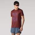 Camiseta Asics LS MP Estampada - Masculina VINHO