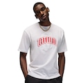 Camiseta Nike Jordan Tatum Crew Masculina BRANCO