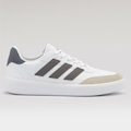 TENIS ADIDAS COURTBLOCK BRANCO/CINZA