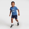 CONJUNTO ASICS LIC CONJUNTO CAMISETA E B AZUL/AZUL ESC