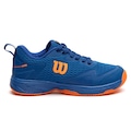 Tenis Wilson K Padel Clay - Unissex - Adulto - Tennis AZUL/LARANJA