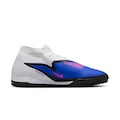 Chuteira Society Adulto Nike Phantom 6 Academy High AZUL/BRANCO