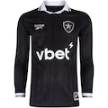 Camisa do Botafogo II 25/26 Manga Longa Torcedor Reebok Masculina PRETO