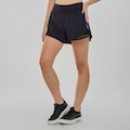 Short Running Com Recorte Vestem Feminino PRETO