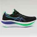 Tênis Masculino ASICS Gel-Nimbus 28 PRETO/AZUL