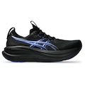 Tênis Masculino ASICS Gel-Nimbus 28 PRETO/AZUL CLA