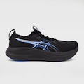 Tênis Masculino ASICS Gel-Nimbus 28 PRETO/AZUL CLA