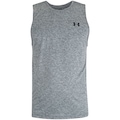 Camiseta Regata Under Armour Tech Tank Masculina CINZA ESCURO/PRETO