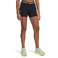 Shorts Under Armour Tech Play Up 2-in-1 - Feminino PRETO/BRANCO