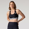Top Fitness Under Armour HG Authentics Mid - Feminino PRETO/BRANCO