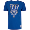 Camiseta Golden State Warriors NBA Orig46 N0427 Masculina AZUL