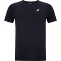 Camiseta ASICS Emblema Racket Masculina PRETO