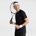 Camiseta ASICS Emblema Racket Masculina PRETO