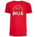 Camiseta Chicago Bulls NBA Circles Bulls N0915 Masculina VERMELHO