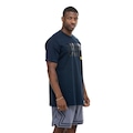 Camiseta Golden State Warriors NBA Pattern N0939 Masculina AZUL ESCURO