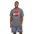 Camiseta Chicago Bulls NBA Especial N570A Masculina PRETO MESCLA
