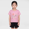 Conjunto Oxer Camiseta e Bermuda Infantil LILAS