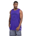 Camiseta Regata Los Angeles Lakers NBA Inflated N1536  Masculina ROXO