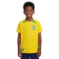 Camiseta Penta da Seleção do Brasil CBF 26/27 Infantil AMARELO