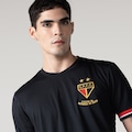 CAMISETA SPFC JACQUARD MASC PRETA PRETO