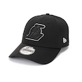 Boné Los Angeles Lakers NBA New Era Team Outline 9Forty Adulto PRETO