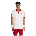 Camisa Polo adidas Heritage - Masculina BRANCO