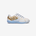 Chuteira Futsal Infantil Umbro Pro 5 Kintsugi BRANCO/AZUL CLA