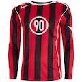Camiseta Nike Total 90 Energy Manga Longa Masculina VERMELHO/PRETO