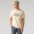 CAMISETA LS NEW BALANCE MASCULINA N BEGE